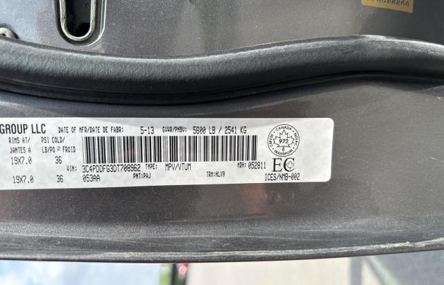 Photo 10 from auction – 2013 DODGE JOURNEY R/ with VIN 3C4PDDFG3DT708962