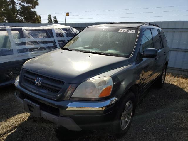 HONDA PILOT EXL 2003 with VIN 2HKYF18503H606882 - Photo from auction