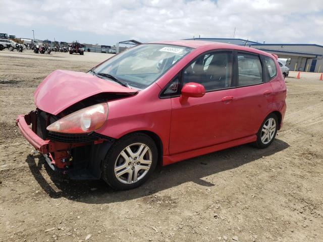 HONDA FIT S 2007 with VIN JHMGD38607S061097 - Photo from auction