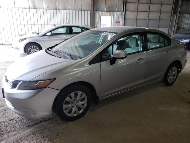 HONDA CIVIC LX 2012 with VIN 2HGFB2F56CH336112 - Photo from auction