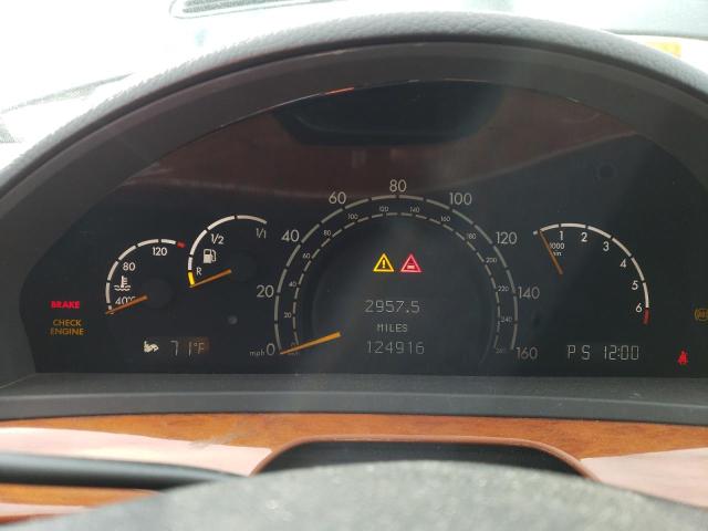 Photo 9 from auction – 2000 MERCEDES-BENZ S CLASS with VIN WDBNG70J2YA054844