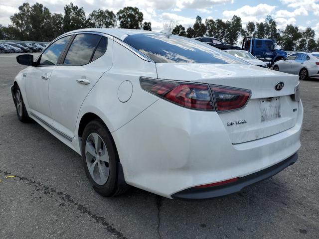 Photo 2 from auction – 2016 KIA OPTIMA HYB with VIN KNAGM4ADXG5099688