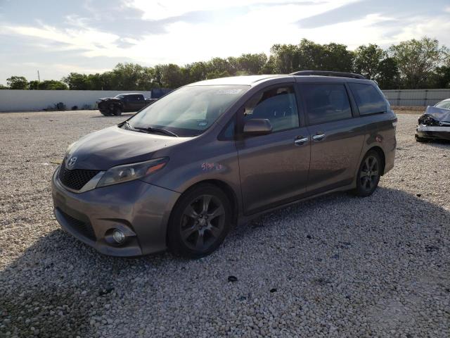 TOYOTA SIENNA SE 2016 with VIN 5TDXK3DCXGS715647 - Photo from auction