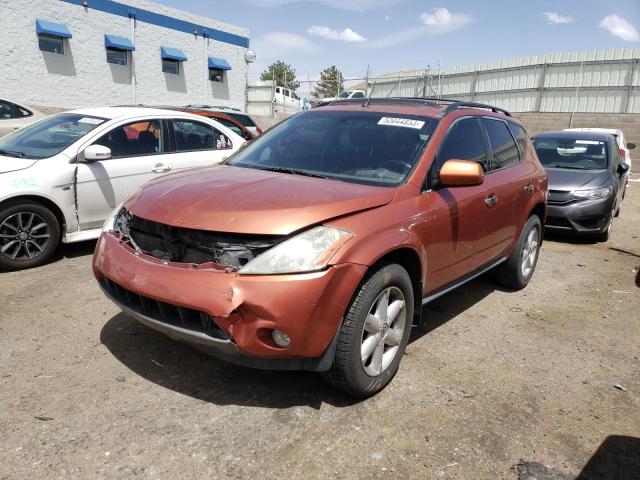 NISSAN MURANO SL 2005 with VIN JN8AZ08W15W428767 - Photo from auction