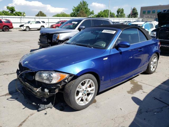 BMW 128 I 2008 with VIN WBAUL73558VE89860 - Photo from auction