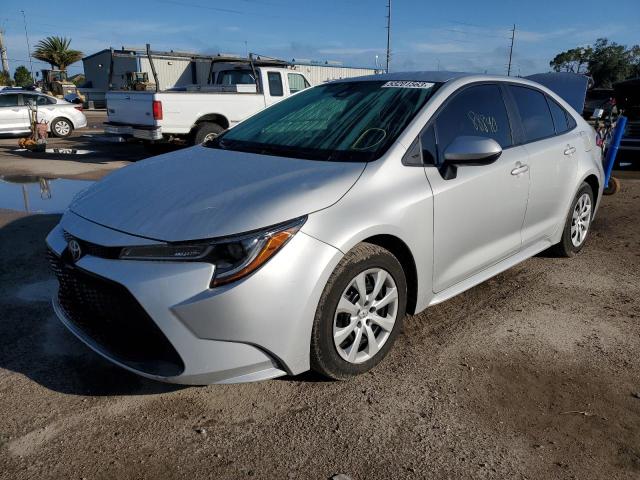 TOYOTA COROLLA LE 2021 with VIN 5YFEPMAE0MP170857 - Photo from auction