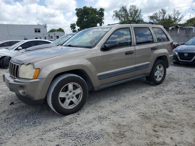 JEEP GRAND CHER 2005 with VIN 1J4GS48K75C594298 - Photo from auction