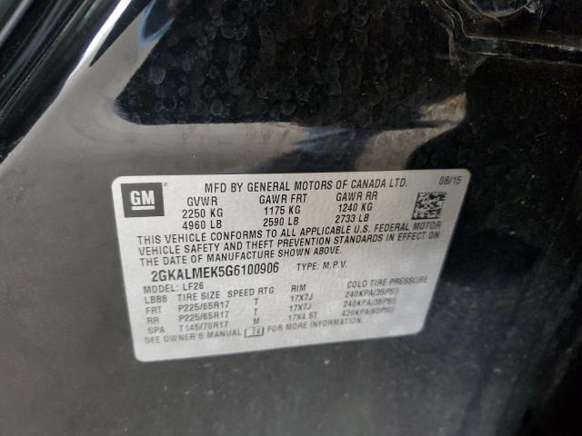 Photo 14 from auction – 2016 GMC TERRAIN SL with VIN 2GKALMEK5G6100906