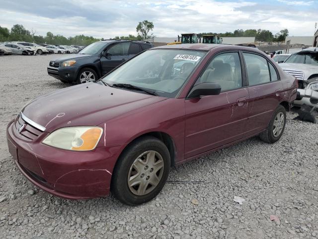 HONDA CIVIC LX 2003 with VIN 2HGES165X3H620882 - Photo from auction