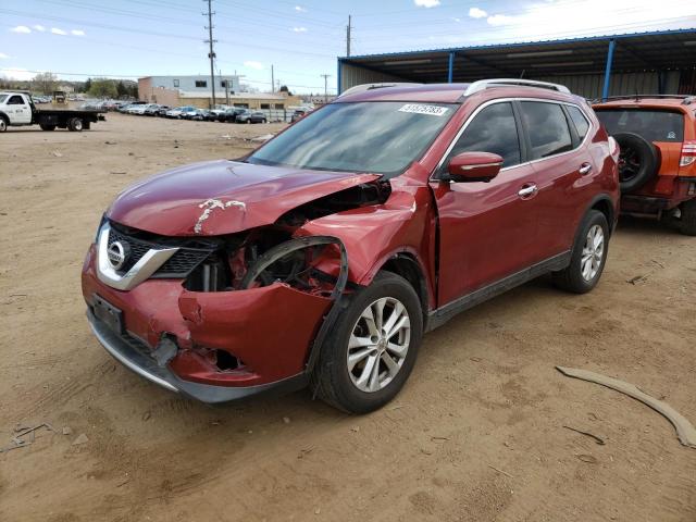 NISSAN ROGUE S 2015 with VIN KNMAT2MV7FP531869 - Photo from auction