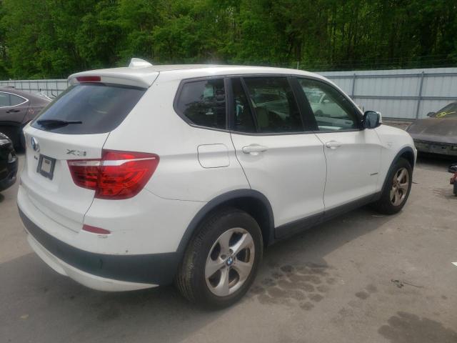 Photo 3 from auction – 2011 BMW X3 XDRIVE2 with VIN 5UXWX5C59BL710928