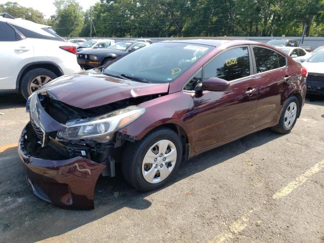 KIA FORTE LX 2017 with VIN 3KPFK4A71HE045832 - Photo from auction