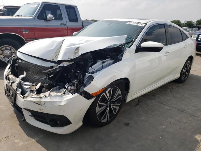 HONDA CIVIC EXL 2018 with VIN JHMFC1F75JX021235 - Photo from auction