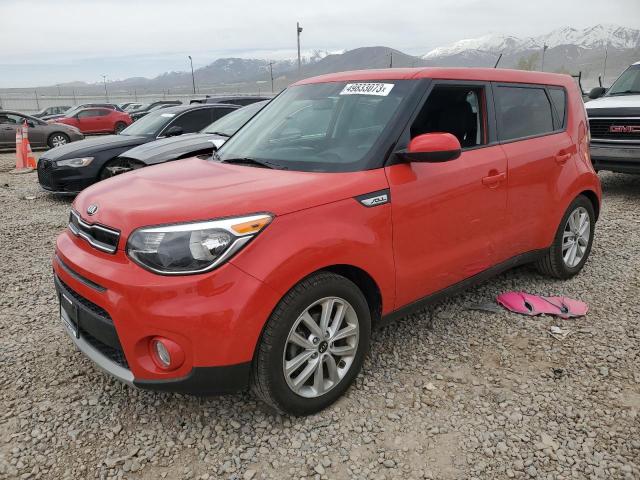 KIA SOUL + 2019 with VIN KNDJP3A50K7656608 - Photo from auction