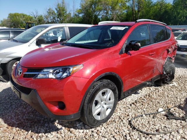 TOYOTA RAV4 LE 2015 with VIN 2T3BFREV1FW378378 - Photo from auction