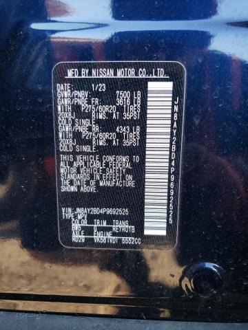 Photo 14 from auction – 2023 NISSAN ARMADA SL with VIN JN8AY2BD4P9692525