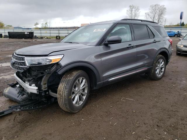 FORD EXPLORER X 2022 with VIN 1FMSK8DH6NGC40309 - Photo from auction
