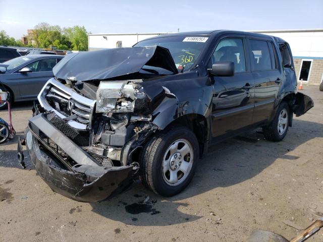 HONDA PILOT LX 2012 with VIN 5FNYF4H24CB083565 - Photo from auction