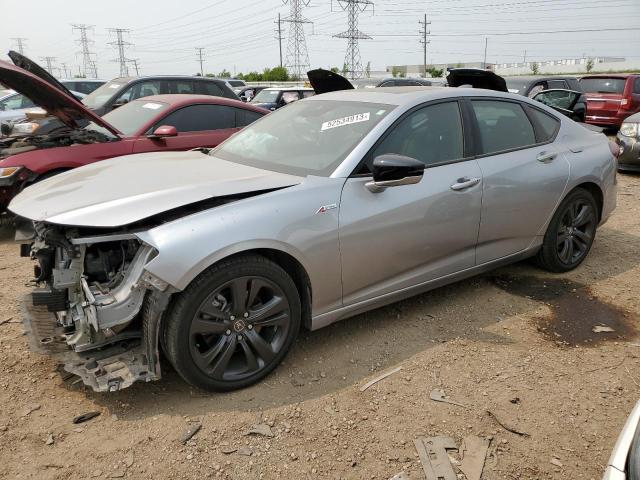 ACURA TLX TECH A 2021 with VIN 19UUB6F59MA012019 - Photo from auction