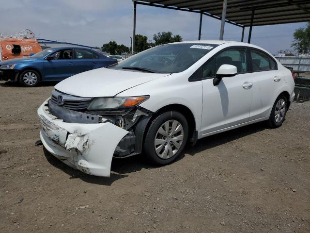 HONDA CIVIC LX 2012 with VIN 19XFB2F54CE311235 - Photo from auction
