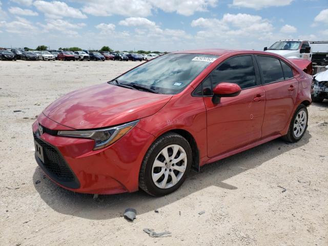 TOYOTA COROLLA LE 2020 with VIN 5YFEPRAE4LP145519 - Photo from auction