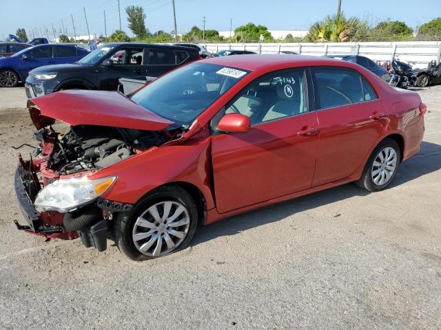 TOYOTA COROLLA BA 2013 with VIN 2T1BU4EE6DC987143 - Photo from auction