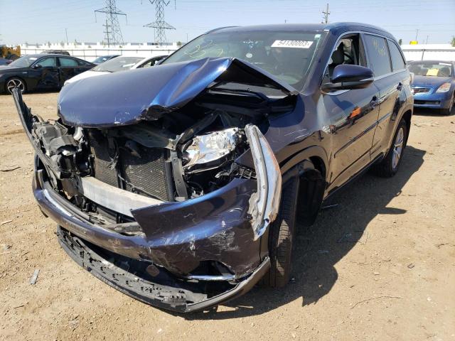 TOYOTA HIGHLANDER 2015 with VIN 5TDJKRFH5FS204704 - Photo from auction