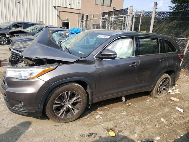 TOYOTA HIGHLANDER 2016 with VIN 5TDJKRFHXGS256654 - Photo from auction
