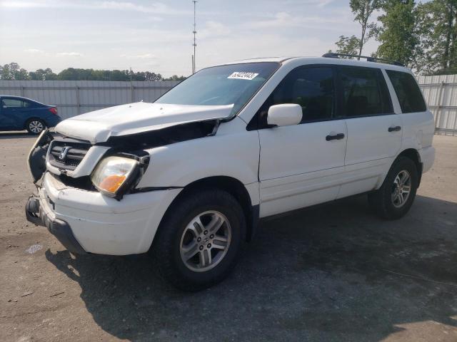 HONDA PILOT EXL 2005 with VIN 5FNYF18515B052933 - Photo from auction