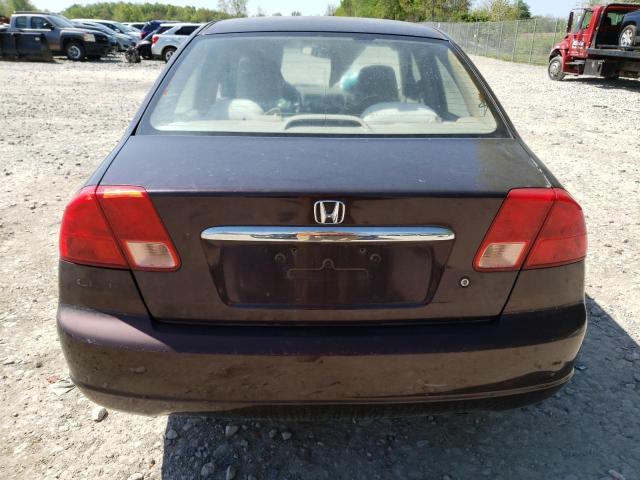 Photo 6 from auction – 2001 HONDA CIVIC with VIN 2HGES16561H540590