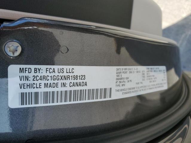 Photo 14 from auction – 2022 CHRYSLER PACIFICA L with VIN 2C4RC1GGXNR198123