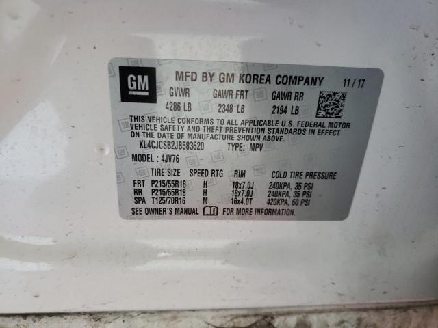 Photo 14 from auction – 2018 BUICK ENCORE ESS with VIN KL4CJCSB2JB583620