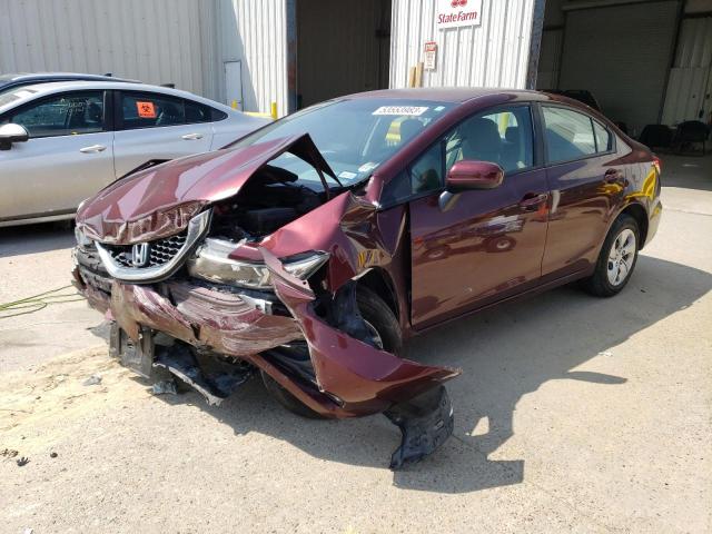 Photo 1 from auction – 2015 HONDA CIVIC LX with VIN 19XFB2F53FE252036
