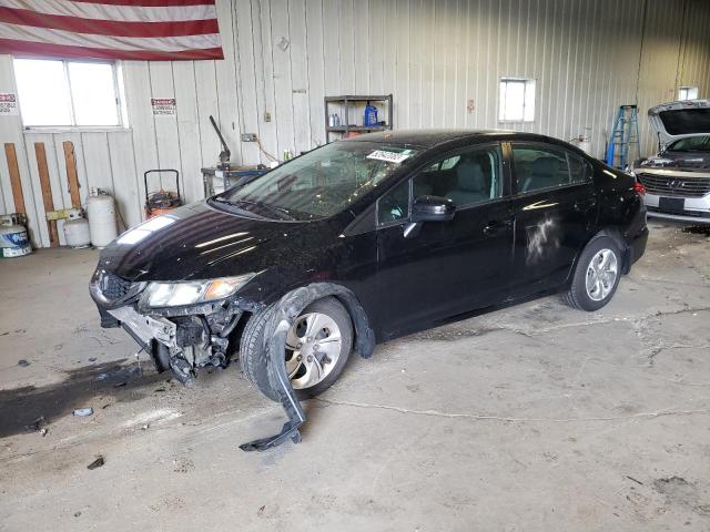 HONDA CIVIC LX 2014 with VIN 19XFB2F5XEE037896 - Photo from auction