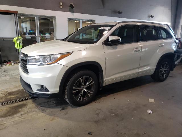 TOYOTA HIGHLANDER 2016 with VIN 5TDJKRFH6GS320950 - Photo from auction