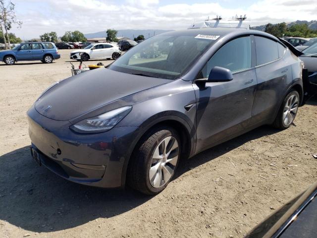 TESLA MODEL Y 2021 مع رقم تعريف المركبة 5YJYGDEEXMF293987 - صورة من المزاد