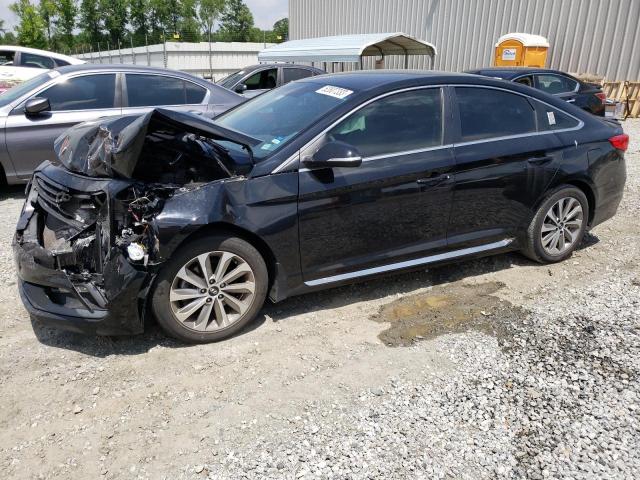 HYUNDAI SONATA SPO 2015 with VIN 5NPE34AF3FH155211 - Photo from auction