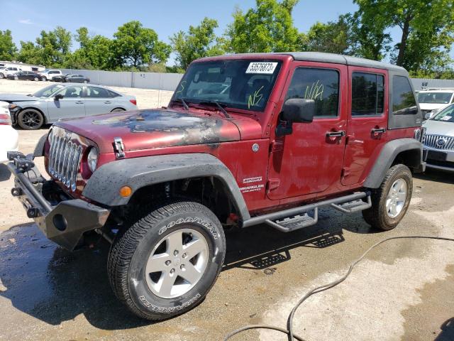 JEEP WRANGLER U 2012 with VIN 1C4BJWDG4CL119219 - Photo from auction