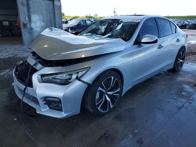 INFINITI Q50 BASE 2014 with VIN JN1BV7AP1EM680279 - Photo from auction