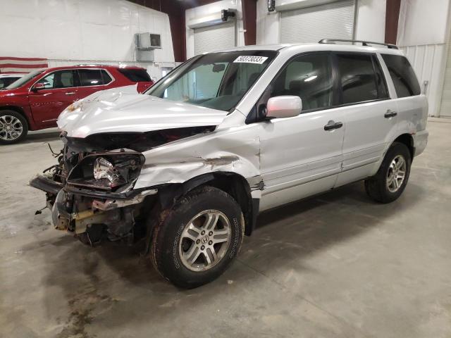 HONDA PILOT EX 2005 with VIN 5FNYF18485B004675 - Photo from auction