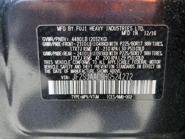 Photo 14 from auction – 2017 SUBARU FORESTER 2 with VIN JF2SJAAC9HG524272