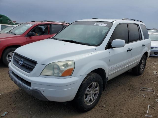HONDA PILOT EXL 2005 with VIN 5FNYF18645B015223 - Photo from auction