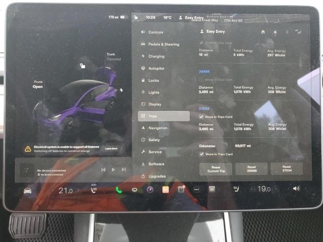 Photo 9 from auction – 2018 TESLA MODEL 3 with VIN 5YJ3E1EAXJF052065