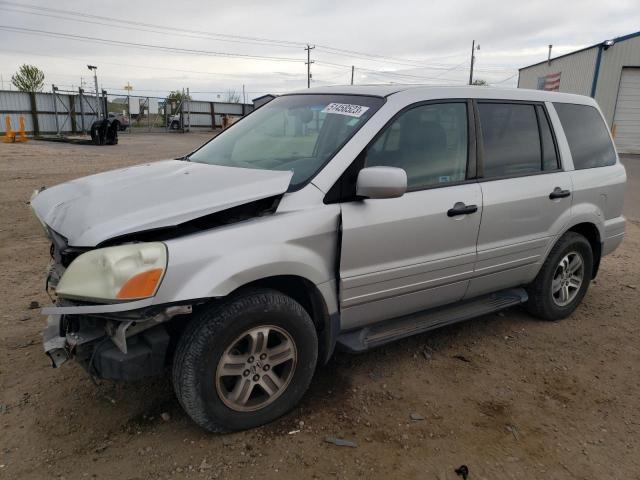 HONDA PILOT EXL 2005 with VIN 2HKYF18755H512453 - Photo from auction