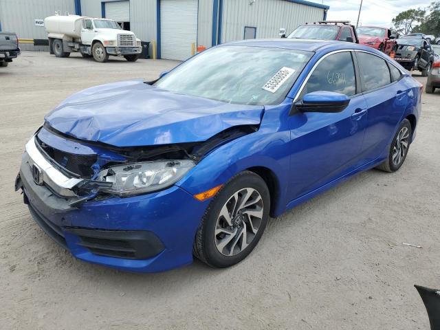HONDA CIVIC EX 2018 with VIN 19XFC2F70JE016712 - Photo from auction