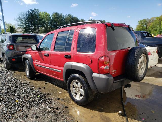 Photo 2 from auction – 2003 JEEP LIBERTY SP with VIN 1J4GL48K83W517528