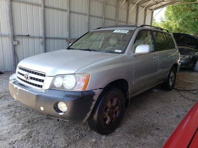 TOYOTA HIGHLANDER 2002 with VIN JTEGF21A420056750 - Photo from auction
