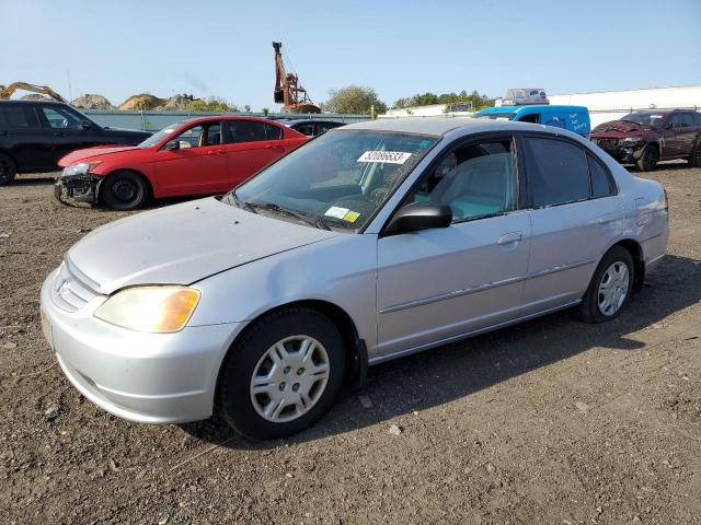 HONDA CIVIC 2002 with VIN 1HGES16512L074555 - Photo from auction