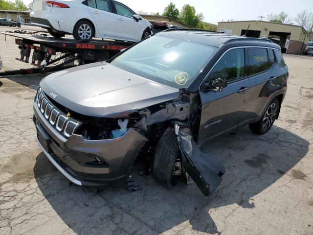 JEEP COMPASS LI 2022 with VIN 3C4NJDCB9NT227558 - Photo from auction
