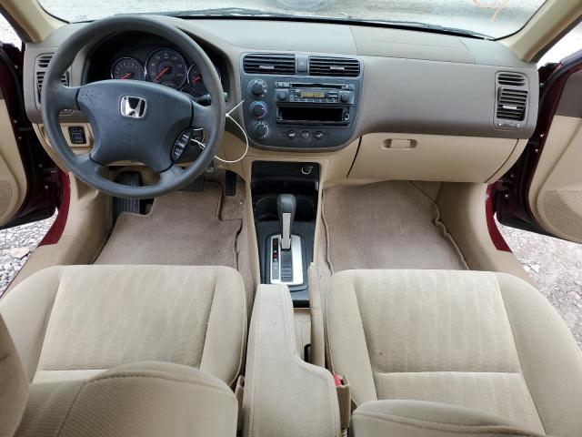 Photo 8 from auction – 2003 HONDA CIVIC LX with VIN 2HGES165X3H620882